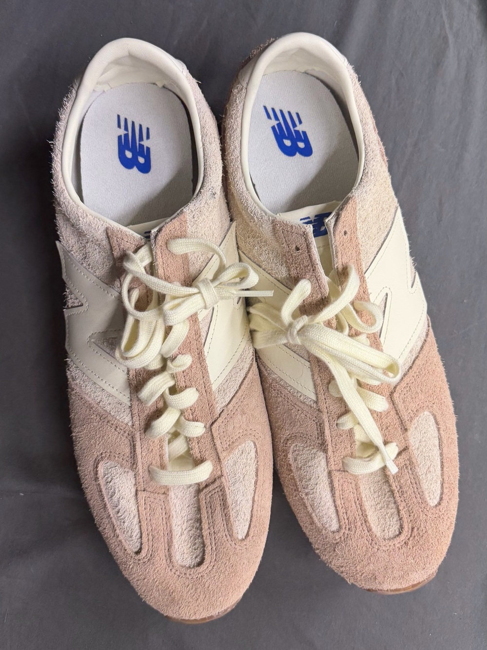 New Balance 471 Bisque Flat Taupe Suede Retro Sneakers Unisex Size 15